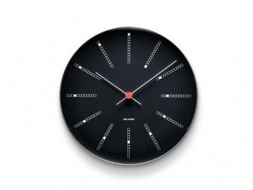 Horloge murale modèle Bankers ø 29 cm noir. Nouvelle édition