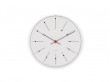 Horloge murale modèle Bankers ø 16 cm blanc. Nouvelle édition