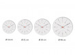 Horloge murale modèle Bankers ø 21 cm blanc. Nouvelle édition