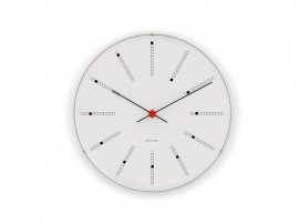 Horloge murale modèle Bankers ø 21 cm blanc. Nouvelle édition