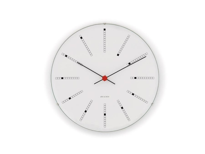 Arne Jacobsen - Bankers Wall Clock, white ø 21 cm