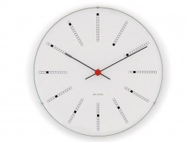 Horloge murale modèle Bankers ø 48 cm blanc. Nouvelle édition