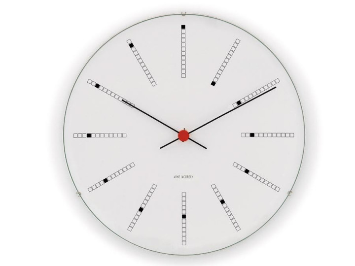 Arne Jacobsen - Bankers Wall Clock, white ø 48 cm