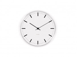 Horloge murale modèle Royal City Hall ø 16 cm noir et blanc. Nouvelle édition