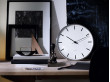 Arne Jacobsen Royal City Hall wall clock, White and black, Ø 16 cm