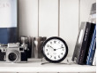 Arne Jacobsen Station Table Clock - black/white