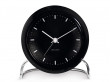 Arne Jacobsen Station Table Clock - black/black