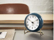 Arne Jacobsen Station Table Clock - petrol/white