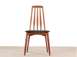 Mid-Century  modern scandinavian set of 4 teak chairs modele Eva  by Niels Koefoed. 