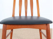 Mid-Century  modern scandinavian set of 4 teak chairs modele Eva  by Niels Koefoed. 