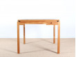 Mid-Century  modern scandinavian square game table by Gorm Lindum et Rolf Middelboe.