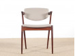 Mid-Century danish set of  8 Kai Kristiansen Rio rosewood chairs, model 42. 