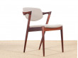 Mid-Century danish set of  8 Kai Kristiansen Rio rosewood chairs, model 42. 