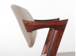 Suite de 8 chaises scandinaves en palissandre de Rio, modèle 42