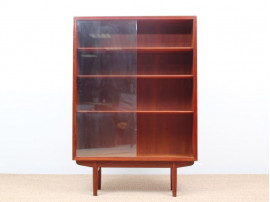 Mid-Century  modern scandinavian vitrine or bookcase in teak by Borge Mogensen