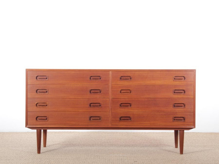 Mid-Century  modern scandinavian chest of drawers by Dyrlund