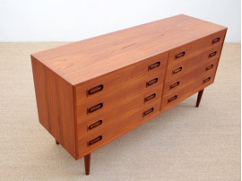 Mid-Century  modern scandinavian chest of drawers by Dyrlund