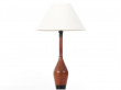 Mid-Century  modern scandinavian table lamp in solid teak.