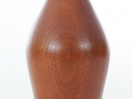 Mid-Century  modern scandinavian table lamp in solid teak.