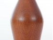 Mid-Century  modern scandinavian table lamp in solid teak.