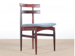 Mid-Century Modern Danish set of 4 chairs in Rio rosewood by Poul Hundevad