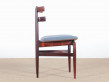 Mid-Century Modern Danish set of 4 chairs in Rio rosewood by Poul Hundevad