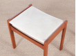 Mid century modern scandinavian pair of stool in teak.