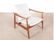 Mid century modern scandinavian pair of armchairs model 138 in teak by Finn Juhl