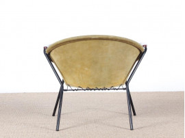 Mid-Century  modern scandinavian balloon chair by Hans Olsen