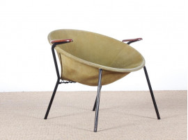 Mid-Century  modern scandinavian balloon chair by Hans Olsen