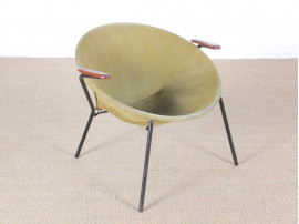 Mid-Century  modern scandinavian balloon chair by Hans Olsen