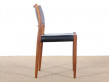 Mid-Century Modern Danish chair model 80  by Niels Møller, new edition