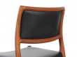 Mid-Century Modern Danish chair model 80  by Niels Møller, new edition