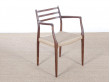 Mid-Century Modern danish armchair model 62 by Niels O. Møller. New production