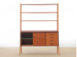 Secretaire-bibliotheque scandinave en teck