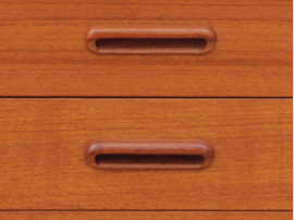 Mid-Century  modern scandinavian chest of drawers and shelves in teak