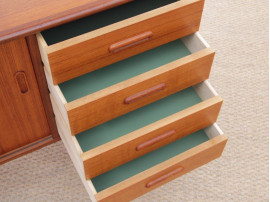 Mid-Century  modern scandinavian chest of drawers and shelves in teak