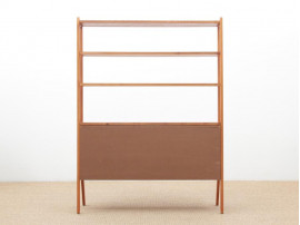 Mid-Century  modern scandinavian chest of drawers and shelves in teak