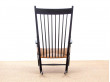 Mid-Century  modern scandinavian rocking chair model J16 by Hans Wegner for FDB