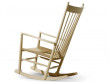 Mid-Century  modern scandinavian rocking chair model J16 by Hans Wegner for Fredericia. New edition