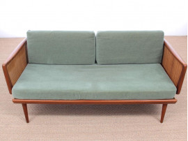 Mid-Century  modern scandinavian sofa 2 seats FD451 by Peter Hvidty & Orla Mølgaard Nielsen