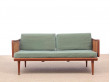 Mid-Century  modern scandinavian sofa 2 seats FD451 by Peter Hvidty & Orla Mølgaard Nielsen