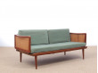 Mid-Century  modern scandinavian sofa 2 seats FD451 by Peter Hvidty & Orla Mølgaard Nielsen