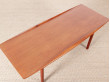 Table basse scandinave en teck modèle GJ 106