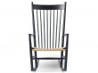 Mid-Century  modern scandinavian rocking chair model J16 by Hans Wegner for Fredericia. New edition