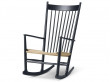 Mid-Century  modern scandinavian rocking chair model J16 by Hans Wegner for Fredericia. New edition