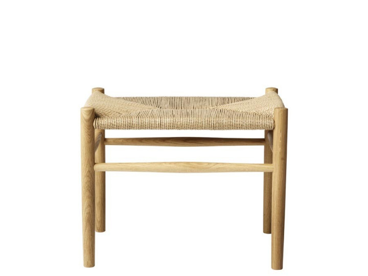 Tabouret scandinave modèle J83. Naturel. Nouvelle Edition.