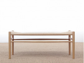 Banc scandinave modèle J83B. Naturel. Nouvelle Edition.