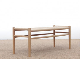 Banc scandinave modèle J83B. Naturel. Nouvelle Edition.