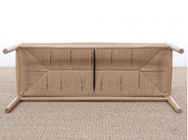 Banc scandinave modèle J83B. Naturel. Nouvelle Edition.